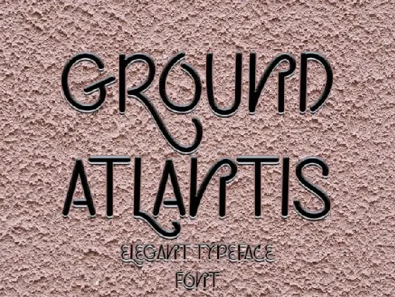 Ground Atlantis Display font