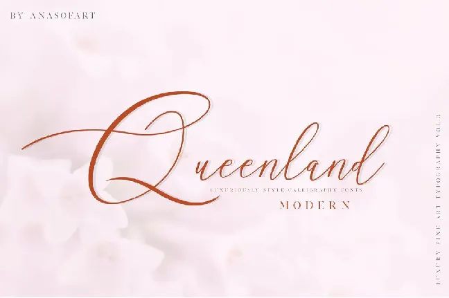 Queenland Script font