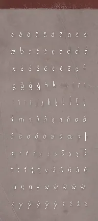 Metafors font