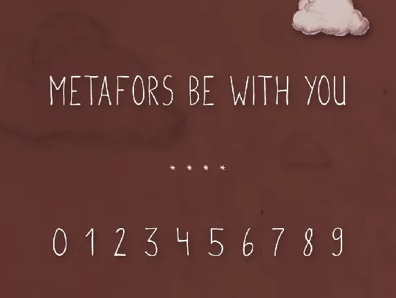 Metafors font