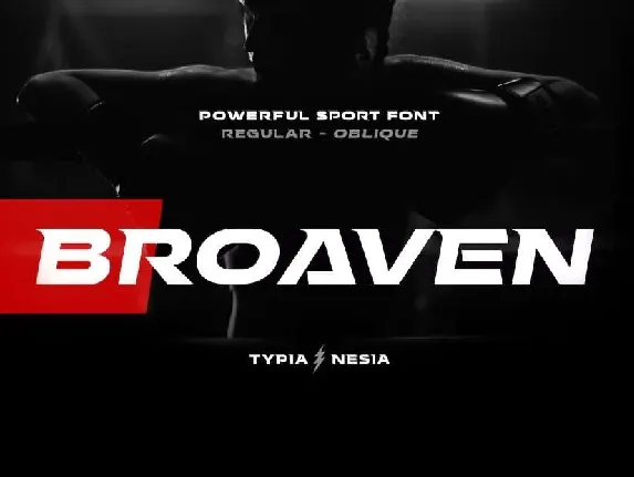 Broaven font