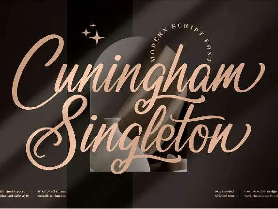 Cuningham Singleton font