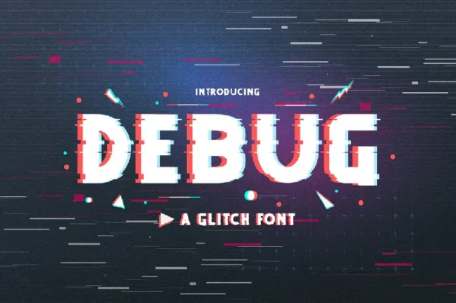 DEBUG FREE TRIAL font