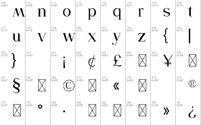 Qabyrinth font