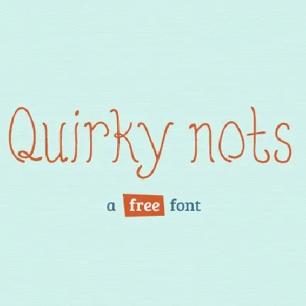 Quirky Nots font