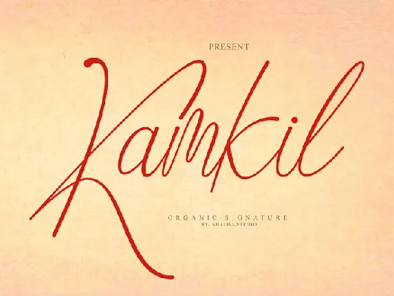 Kamkil font