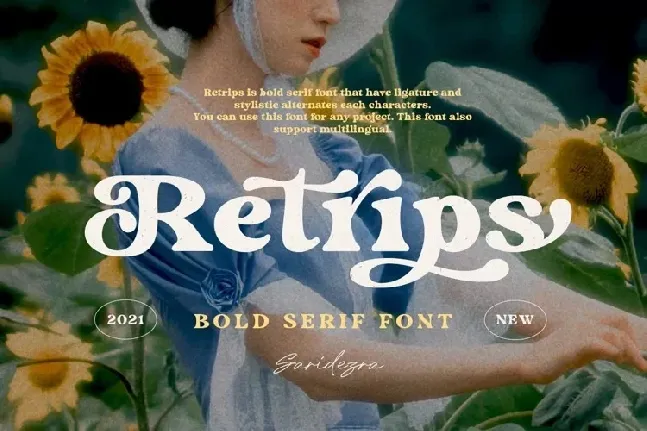 Retrips font