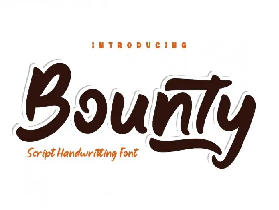 Bounty font