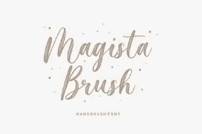 Magista Brush font