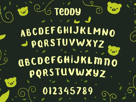 The Bear Family font