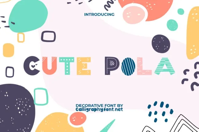 Cute Pola font