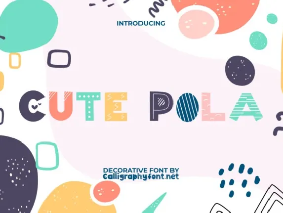 Cute Pola font