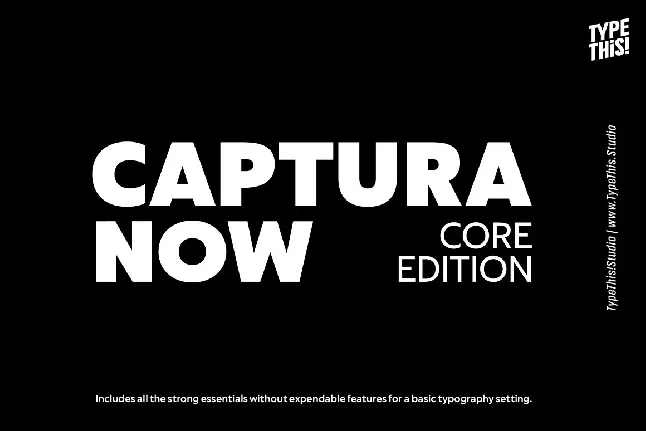 Captura Now font