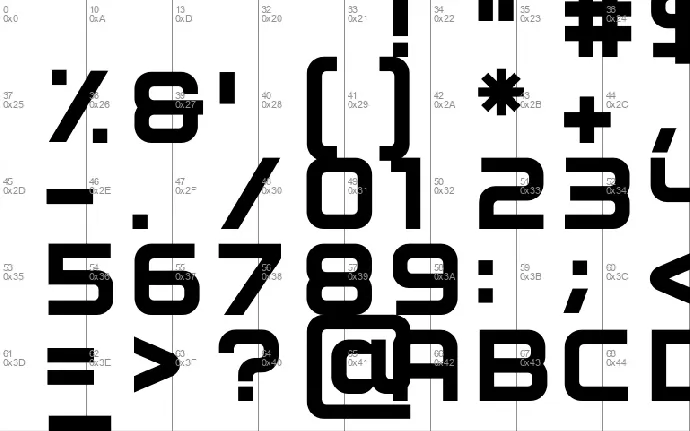 Round Control font