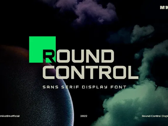 Round Control font