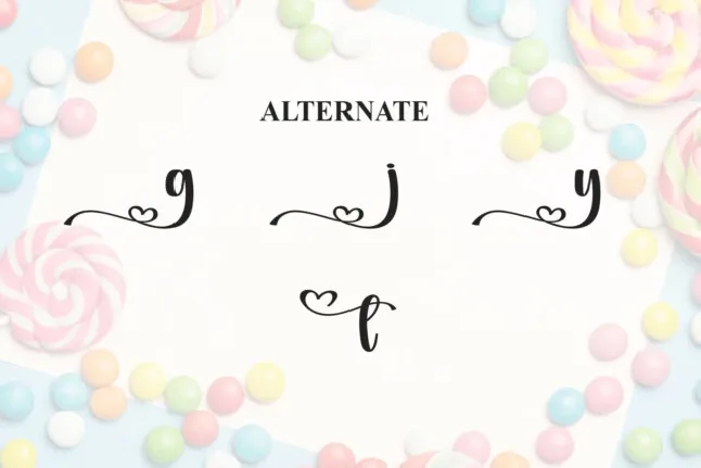 Sweety Script font