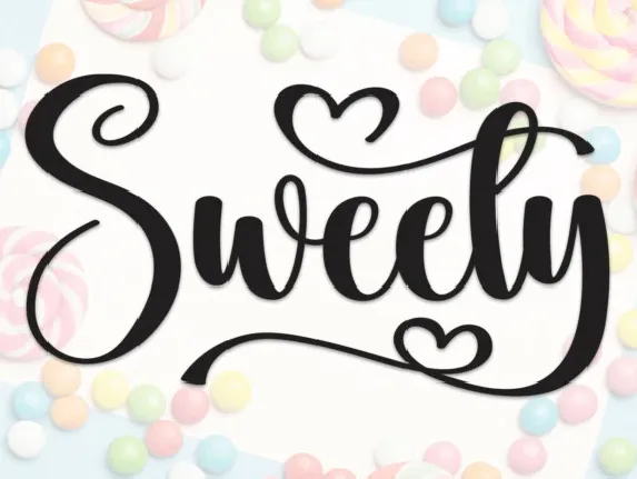 Sweety Script font