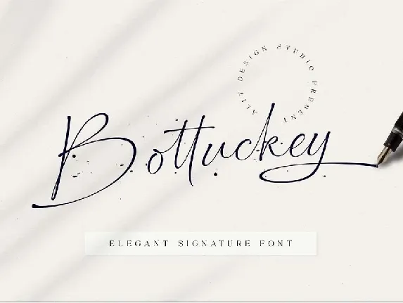 Bottuckey font