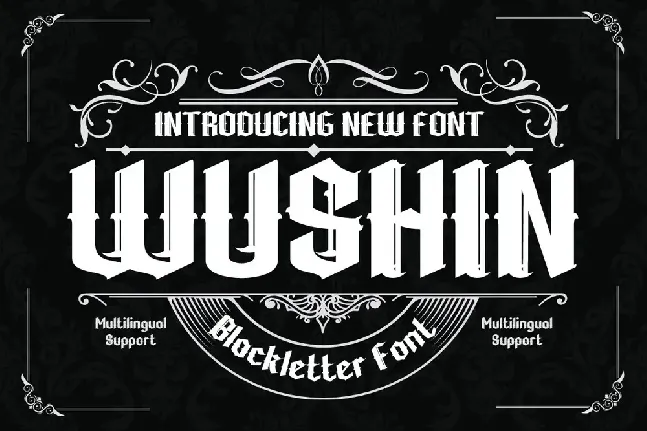 WUSHIN font