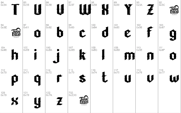 WUSHIN font