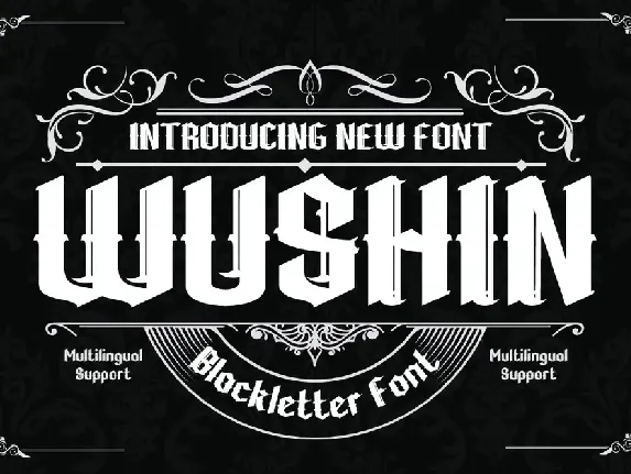 WUSHIN font