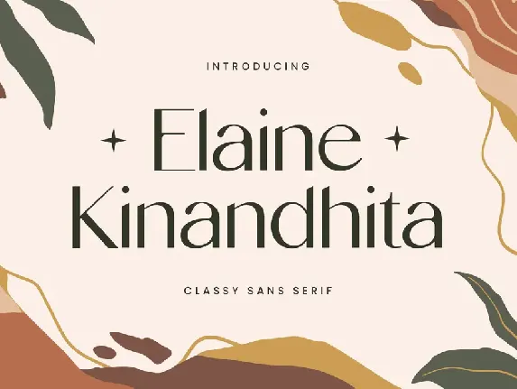 ElaineKinandhita font