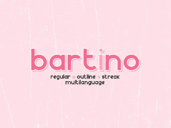 Bartino font