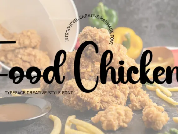 Food Chicken Script font