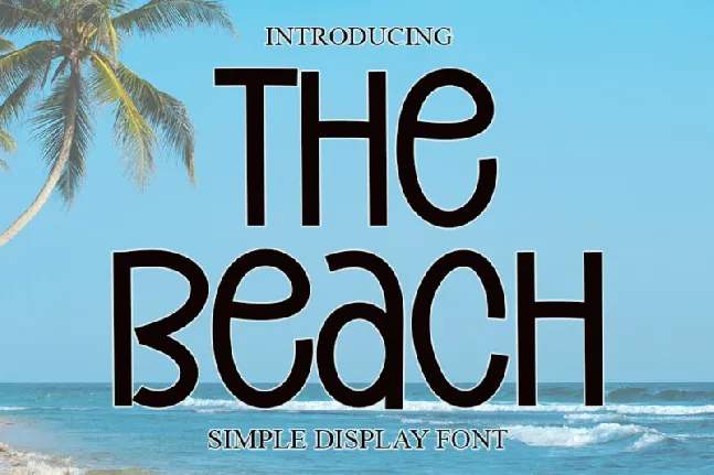 The Beach font