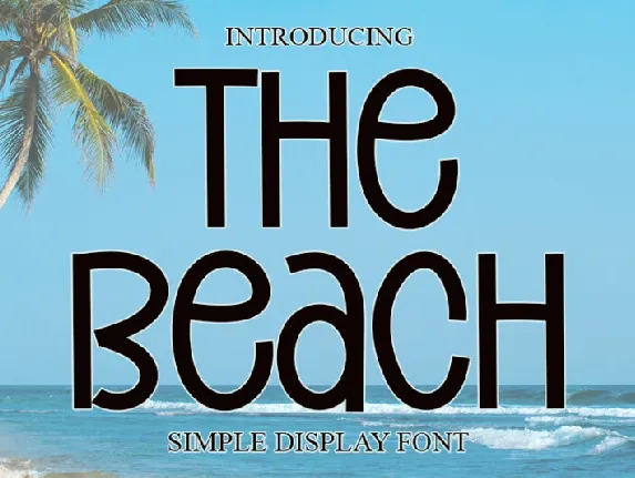 The Beach font