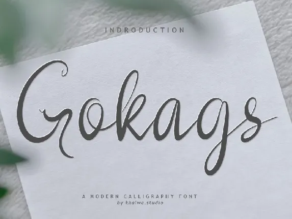 Gokags font