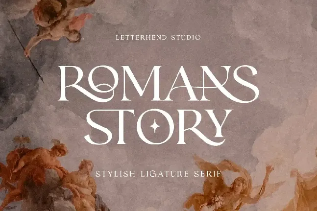 Romans Story font