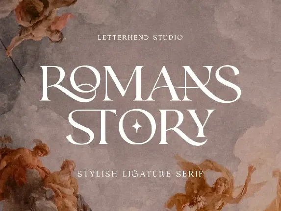 Romans Story font