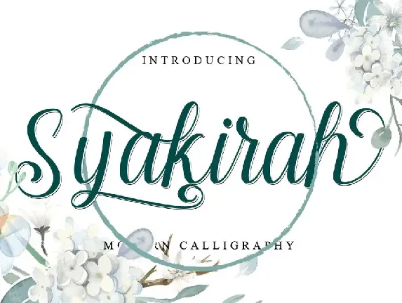 Syakirah font