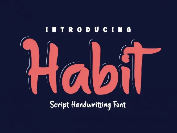 Habit font