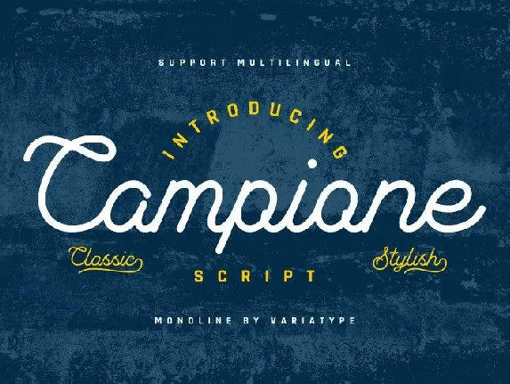 Campione Script font