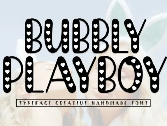 Bubbly Playboy Script font