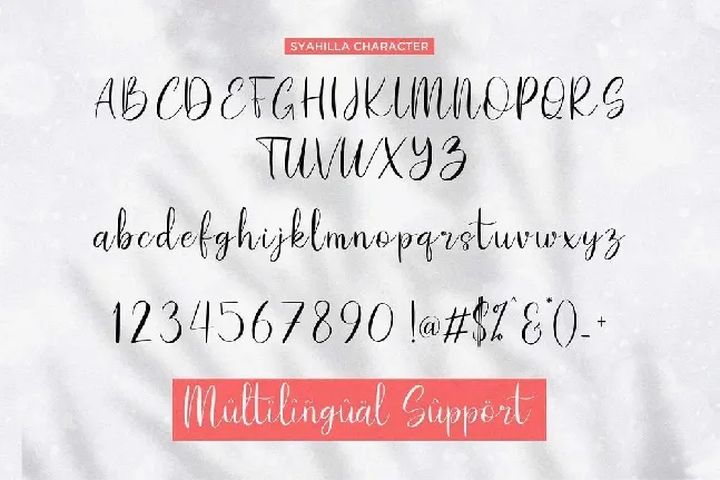 Syahilla font