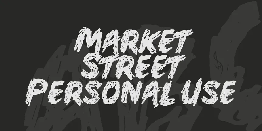 Market Street Personal Use font