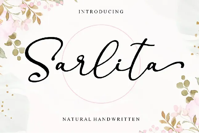 Sarlita - Personal Use font