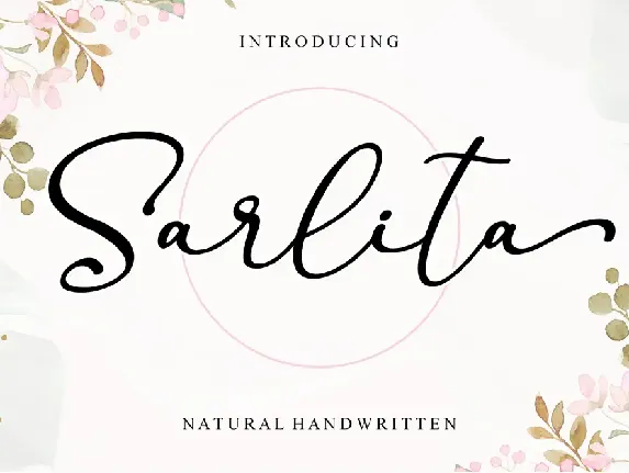 Sarlita - Personal Use font