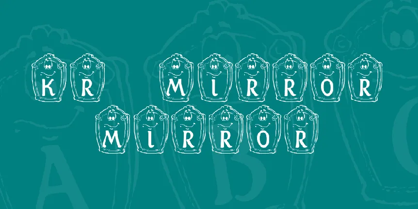 KR Mirror Mirror font