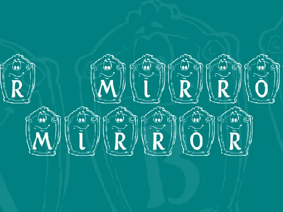 KR Mirror Mirror font