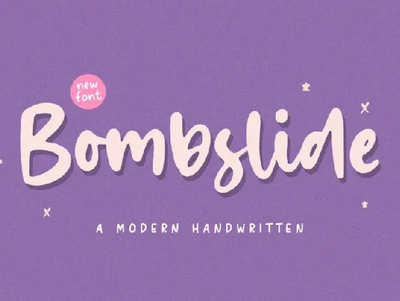 Bombslide font