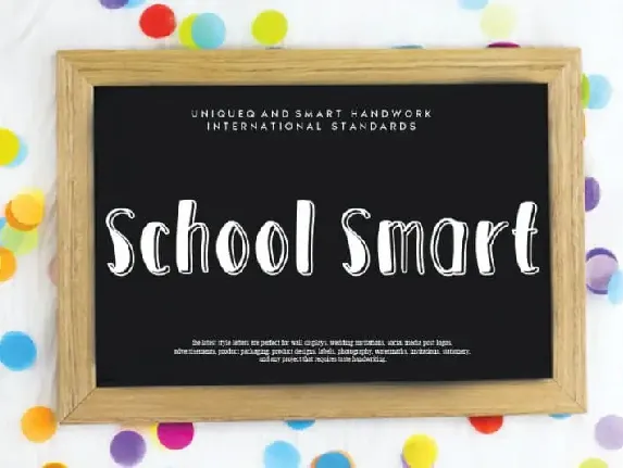 School Smart Script font