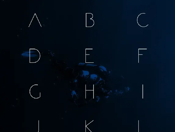 Abyssopelagic font