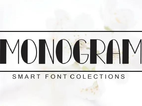 Monogram Display font