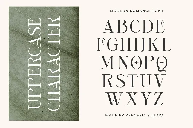 Modern Romance font