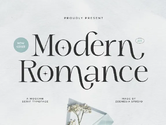 Modern Romance font