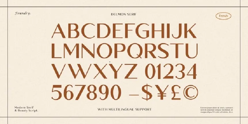 Delmon Delicate font